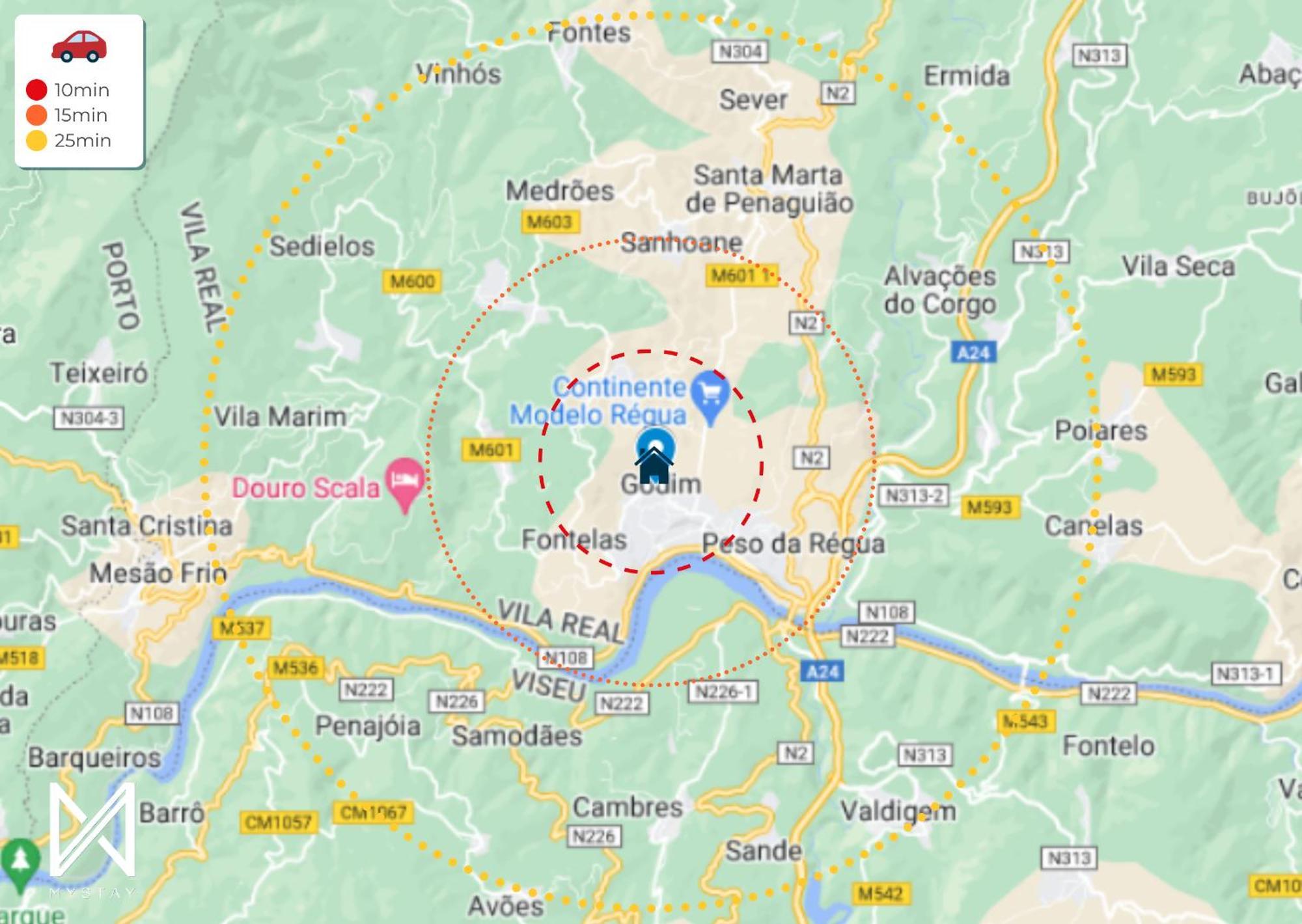 Mystay - Oliveira Douro House Peso da Régua Eksteriør billede